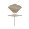 Angolo 99x75cm per scrivania rovere antracite lucido Time