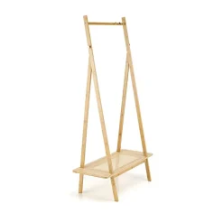 Appendiabiti da ingresso 68x168h cm rattan bambù rovere Shadow