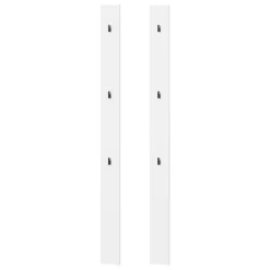 Appendiabiti da parete 13x163h cm bianco Accent