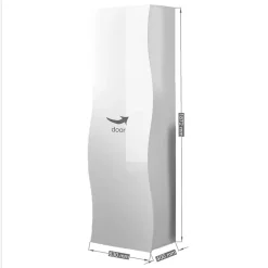 Armadio ingresso 63x188h cm bianco lucido Sea Gihome®