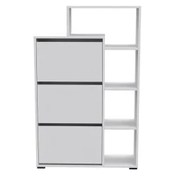 Armadio scarpiera 90x143h cm bianco opaco Connie