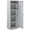 Armadio 62x180cm da esterno 1 anta multiuso grigio Leg