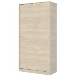 Armadio 100x204h cm 2 ante moderno scorrevoli rovere Royal