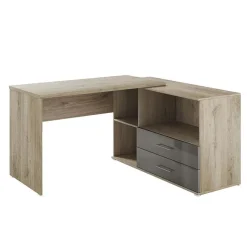 Arredo ufficio completo moderno rovere antracite lucido Time 21