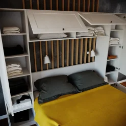 Camera da letto a ponte completa matrimoniale bianco opaco Dreamland
