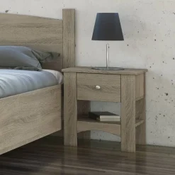 Camera da letto completa matrimoniale rovere sonoma Londra