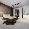 Camera da letto moderna completa matrimoniale noce champagne Brasilia