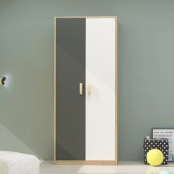 Cameretta completa per bambini rovere antracite bianco Chiaretto