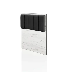 Cameretta per bambini 1 letto singolo contenitore bianco rustico grigio Zadar
