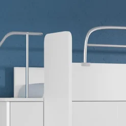 Cameretta 324x86cm 2 letti singoli completa bianco Diego Gihome®