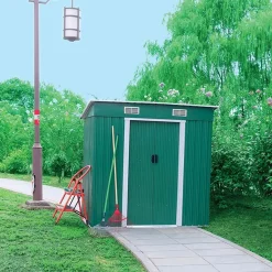 Casetta box da esterno per attrezzi 194x182cm verde Franco