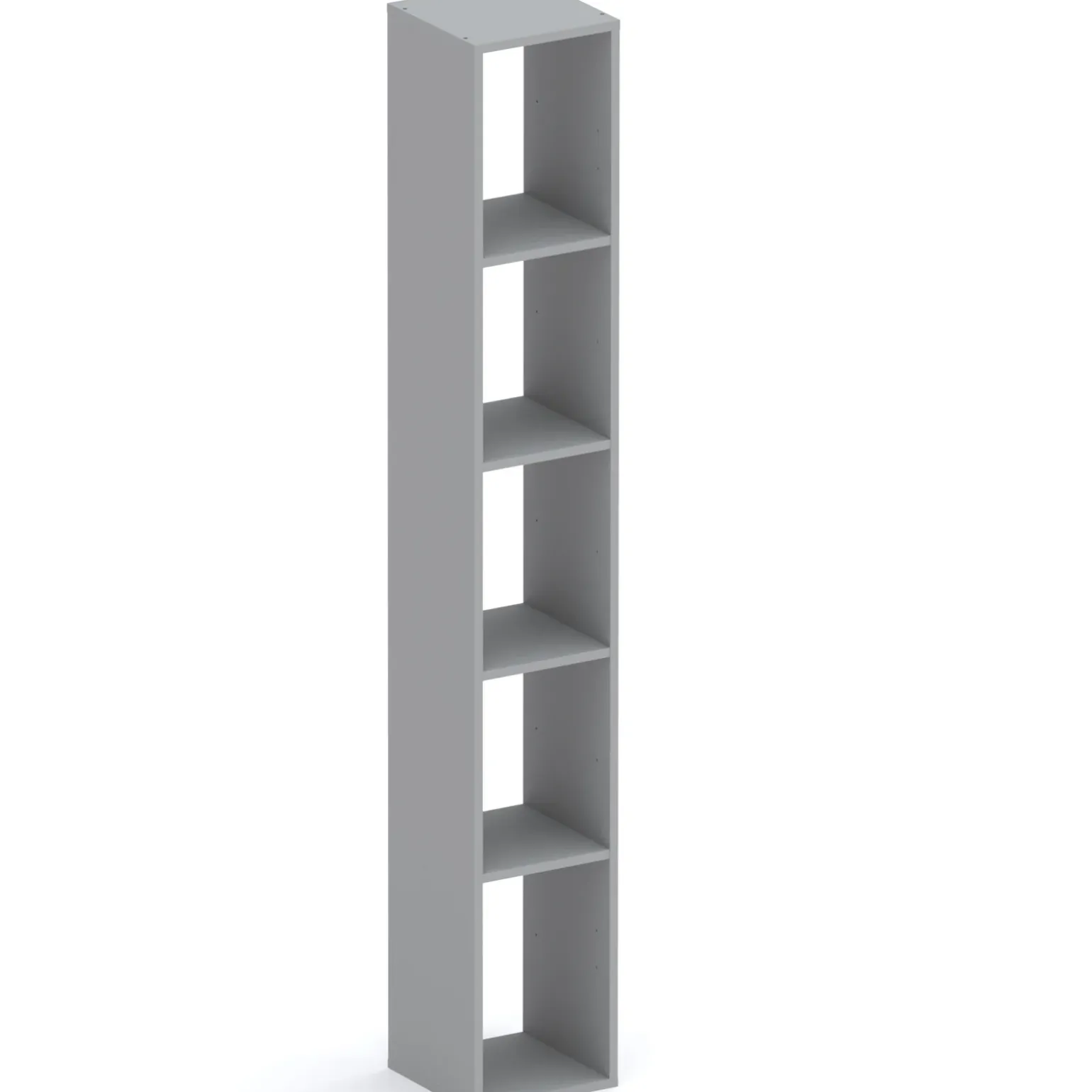 Colonna a terra 28x186h cm 5 vani libreria grigio scuro Sunset