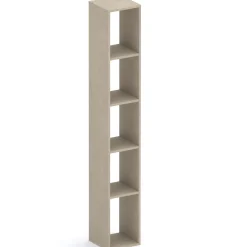 Colonna a terra 28x186h cm 5 vani libreria tortora Sunset