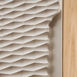 Colonna bagno sospesa 35x170h cm 2 ante beige rovere Swim