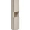 Colonna bagno sospesa 30x140h cm 1 anta beige cashmere Neutry