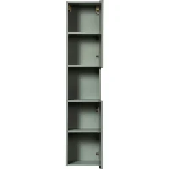 Colonna bagno sospesa 30x140h cm cannettato 2 ante verde salvia Greeny