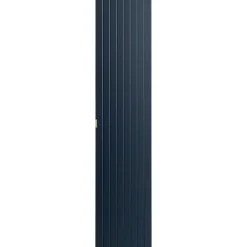 Colonna bagno sospesa 35x160h cm 1 anta 2 cassetti cannettato blu Deep