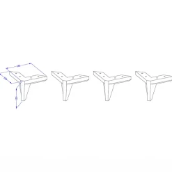 Colonna bagno 35x198h cm 1 anta bianco frontale decorato Konny