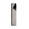 Colonna bagno 26x138h cm 1 anta bianco lucido specchi Olimpo