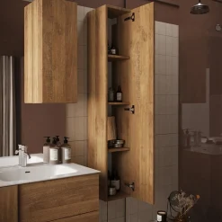 Colonna bagno 25x138h cm 1 anta rovere Alvarez