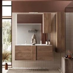 Colonna bagno 25x138h cm 1 anta rovere Alvarez