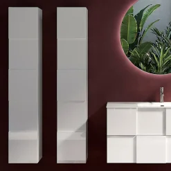 Colonna bagno 25x138h cm 1 anta bianco lucido Obsession