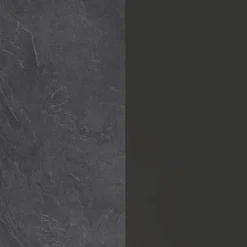 Cucina 255cm componibile lineare moderna antracite grigio pietra Gourmet Prestige