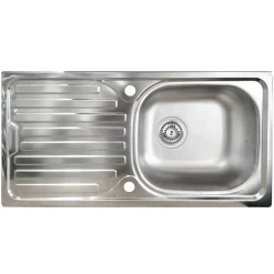 Cucina 255cm componibile lineare moderna bianco rovere Gourmet Pure