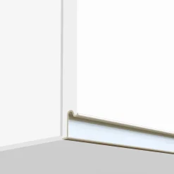Cucina 255cm componibile lineare moderna bianco grigio pietra Gourmet Elegance