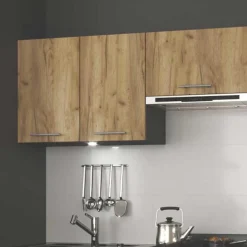 Cucina 240cm moderna componibile lineare quercia antracite Urban