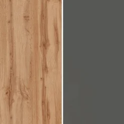 Dispensa cucina bassa 30x85h cm scorrevole antracite rovere Gourmet