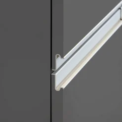 Dispensa cucina 60x165h cm 4 ripiani antracite rovere Gourmet