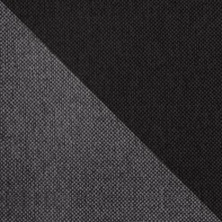Divano angolare letto 238x147cm 3 posti grigio scuro nero Flow