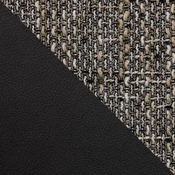 Divano angolare letto 230x140cm 3 posti grigio chiaro nero Metz