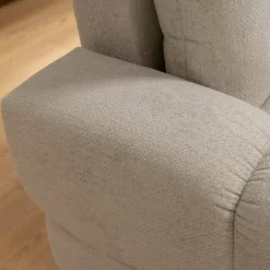 Divano letto angolare 3 posti 267x185cm box contenitore beige Sottovoce