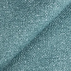 Divano letto angolare destra 3 posti 260x180cm tessuto bouclè azzurro Repose