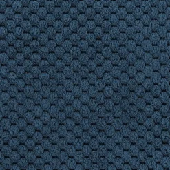 Divano letto angolare sinistro 3 posti 276x158cm tessuto blu Angle
