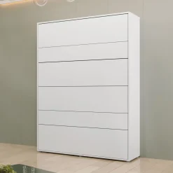 Letto a scomparsa verticale 160x200 cm matrimoniale bianco Camelio