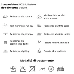 Letto contenitore matrimoniale 160x195cm imbottito tessuto antracite CozyCubby