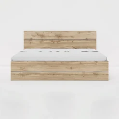 Letto matrimoniale contenitore con comodini 160x200cm quercia Tamika