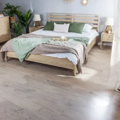 Letto matrimoniale oversize contenitore 180x200cm rovere Noor