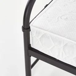 Letto una piazza e mezza moderno 120x200cm nero Stella