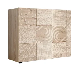 Madia 241x84h cm 4 ante moderna rovere samoa Paradise
