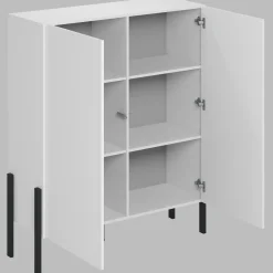 Madia 110x135h cm 2 ante moderna bianco Simple