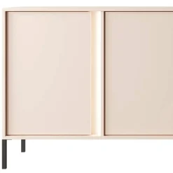 Madia 203x82h cm 4 ante moderna beige Melly