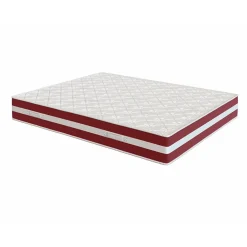 Materasso alla francese 140x200cm doppio strato memory antiacaro H. 24cm Superior Memory