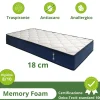 Materasso singolo 90x190cm memory lato estivo e invernale H. 18cm Basic Dream 50