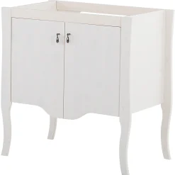 Mobile bagno classico 80cm con lavabo 2 ante bianco Brigit