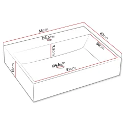 Mobile bagno sospeso 100cm con lavabo, specchio e 2 colonne nero Krom