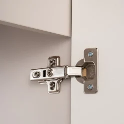 Mobile bagno sospeso 60cm cannettato 2 ante beige rovere Cleany